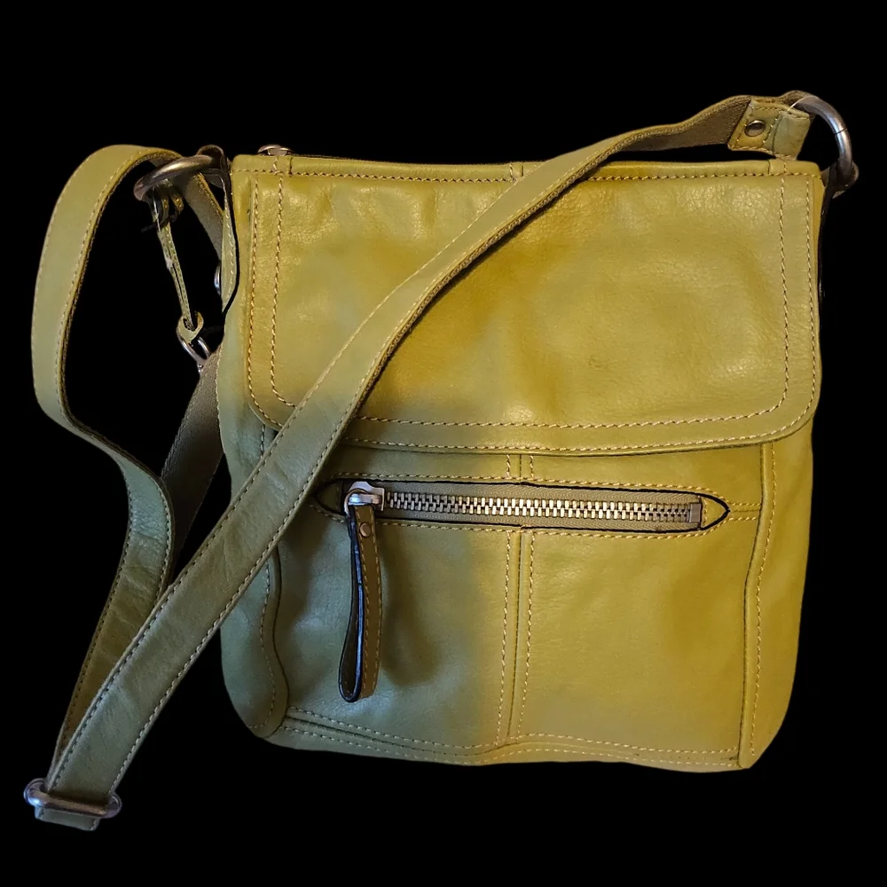 Fossil Leather crossbody bag